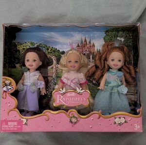 Barbie Rapunzel's Wedding Doll Set - Brown, Blonde, Red Hair